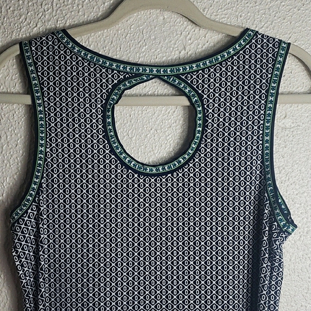 Max Studio Sleeveless Geometric Pattern Midi Dres… - image 7